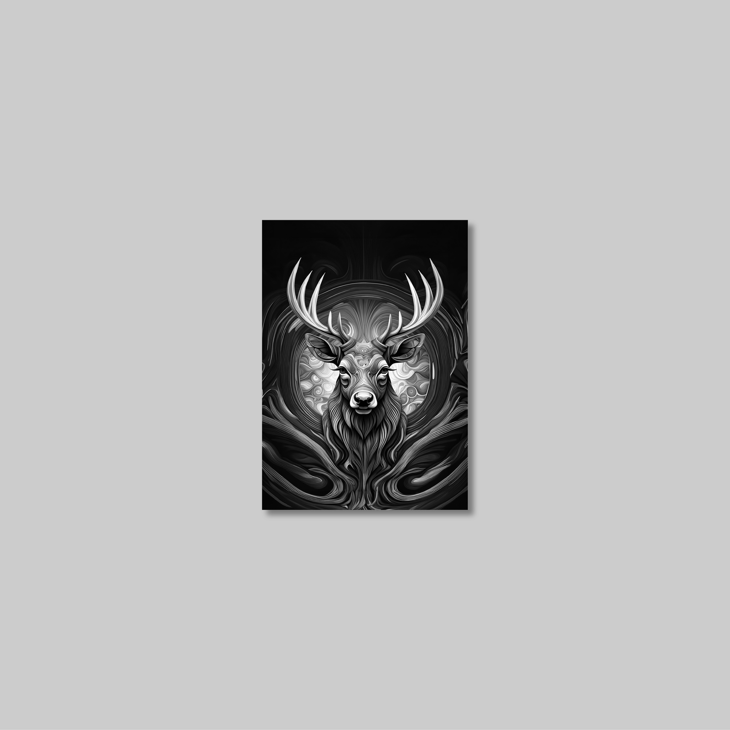 ABSTRACT STAG **UNFRAMED ART PRINT**