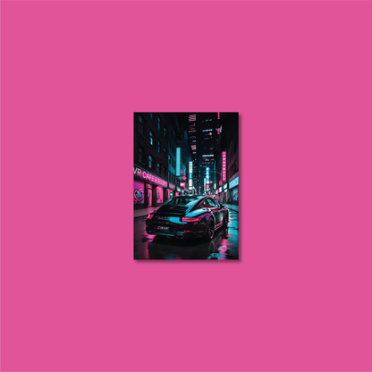 PORSCHE 911 (BACK) **UNFRAMED POSTER**