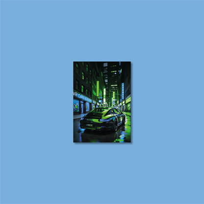PORSCHE 911 (BACK) **UNFRAMED POSTER**