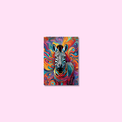 ABSTRACT ZEBRA **UNFRAMED ART PRINT**