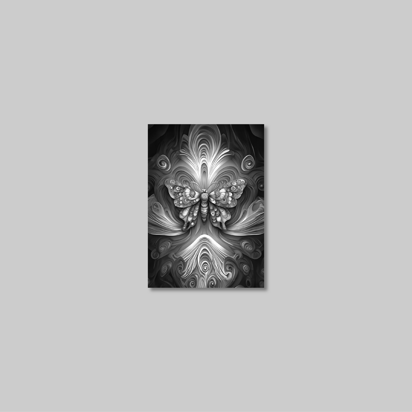 ABSTRACT BUTTERFLY **UNFRAMED ART PRINT**
