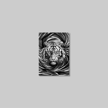 ABSTRACT TIGER **UNFRAMED ART PRINT**