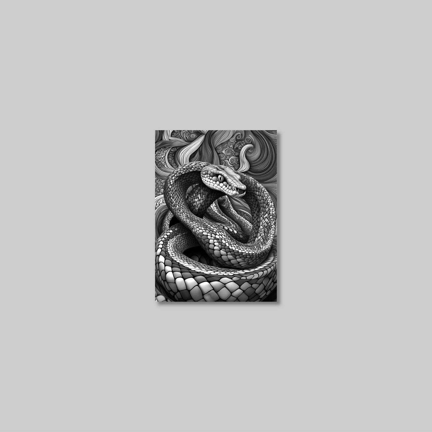 ABSTRACT COBRA **UNFRAMED ART PRINT**