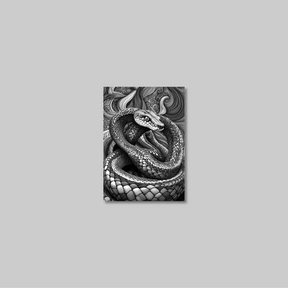 ABSTRACT COBRA **UNFRAMED ART PRINT**