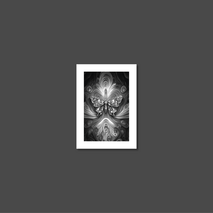 ABSTRACT BUTTERFLY **UNFRAMED ART PRINT**