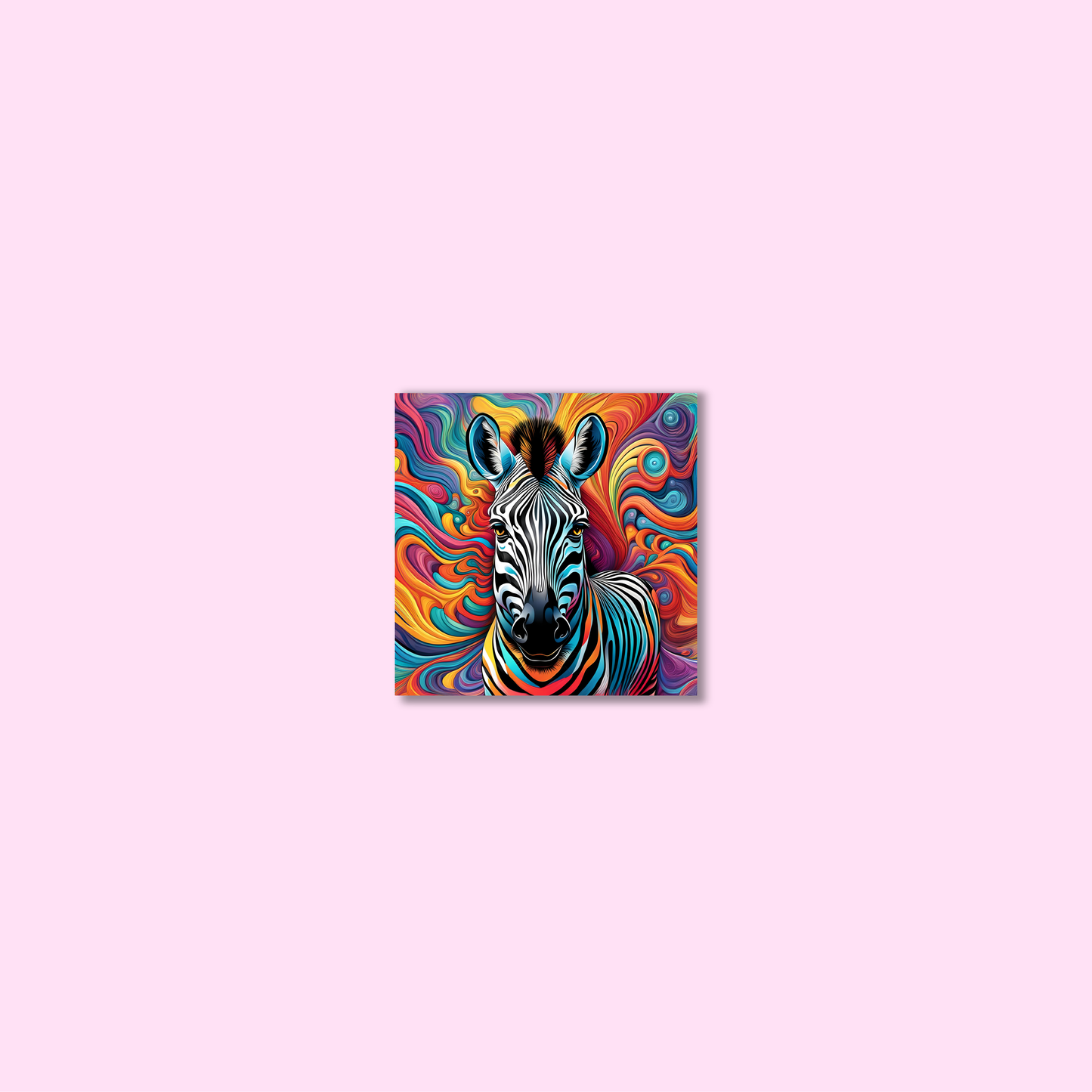 ABSTRACT ZEBRA **UNFRAMED ART PRINT**