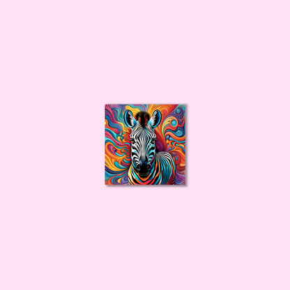 ABSTRACT ZEBRA **UNFRAMED ART PRINT**