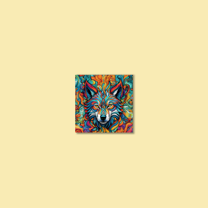 ABSTRACT WOLF **UNFRAMED ART PRINT**