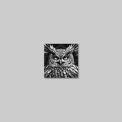 ABSTRACT OWL **UNFRAMED ART PRINT**