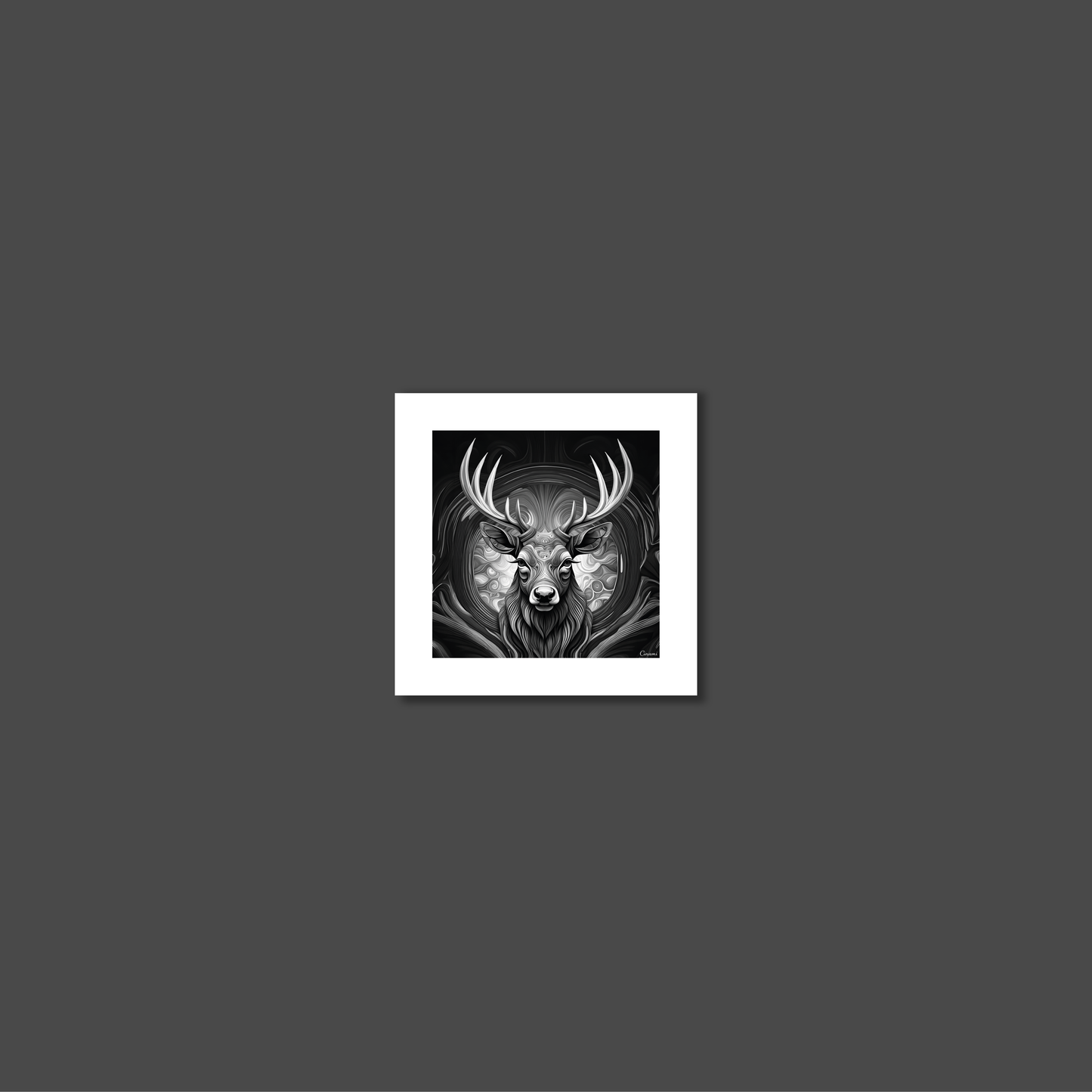 ABSTRACT STAG **UNFRAMED ART PRINT**