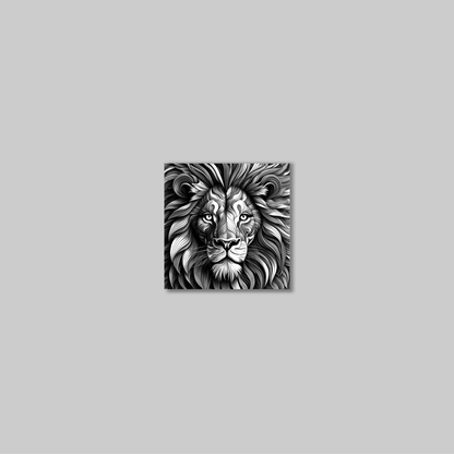 ABSTRACT LION **UNFRAMED ART PRINT**