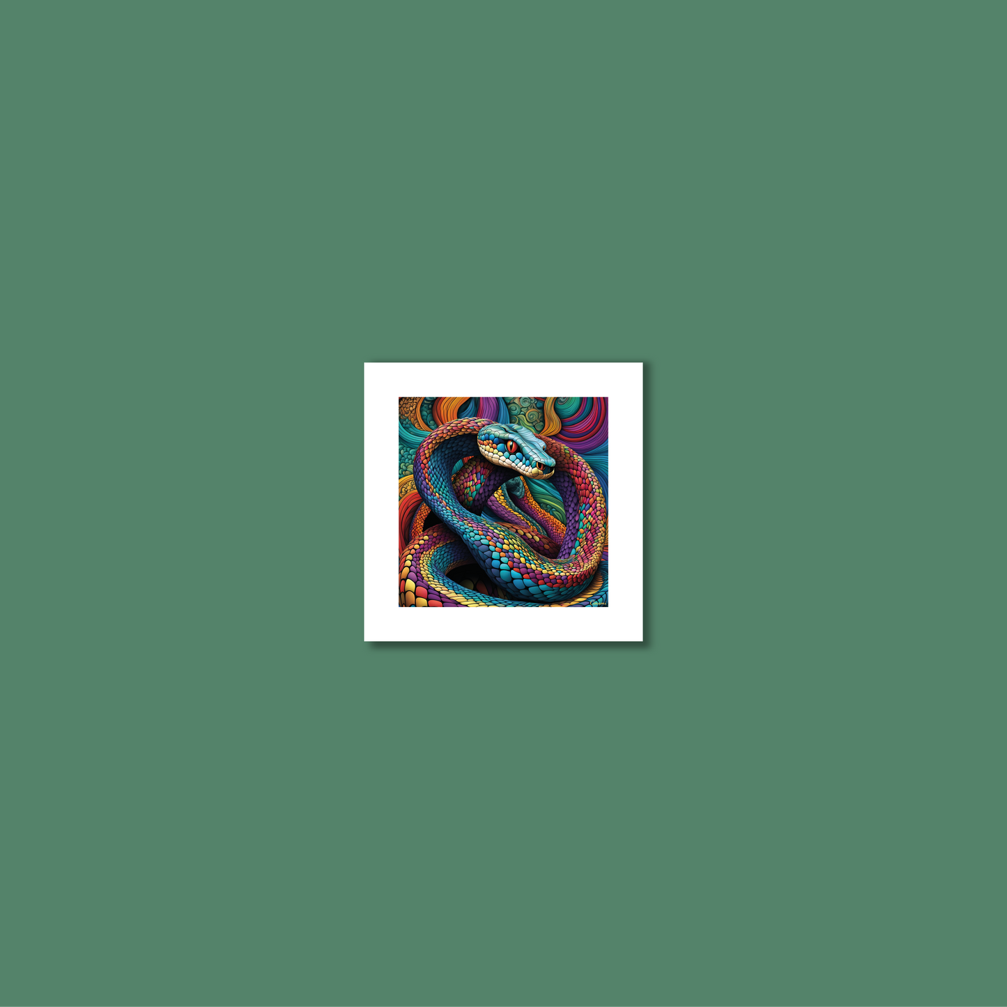 ABSTRACT COBRA **UNFRAMED ART PRINT**