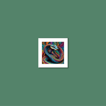 ABSTRACT COBRA **UNFRAMED ART PRINT**
