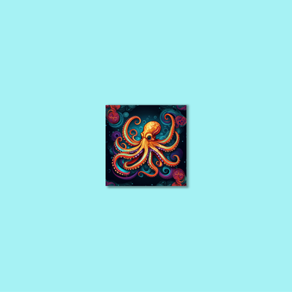 ABSTRACT OCTOPUS **UNFRAMED ART PRINT**