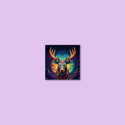 ABSTRACT STAG **UNFRAMED ART PRINT**