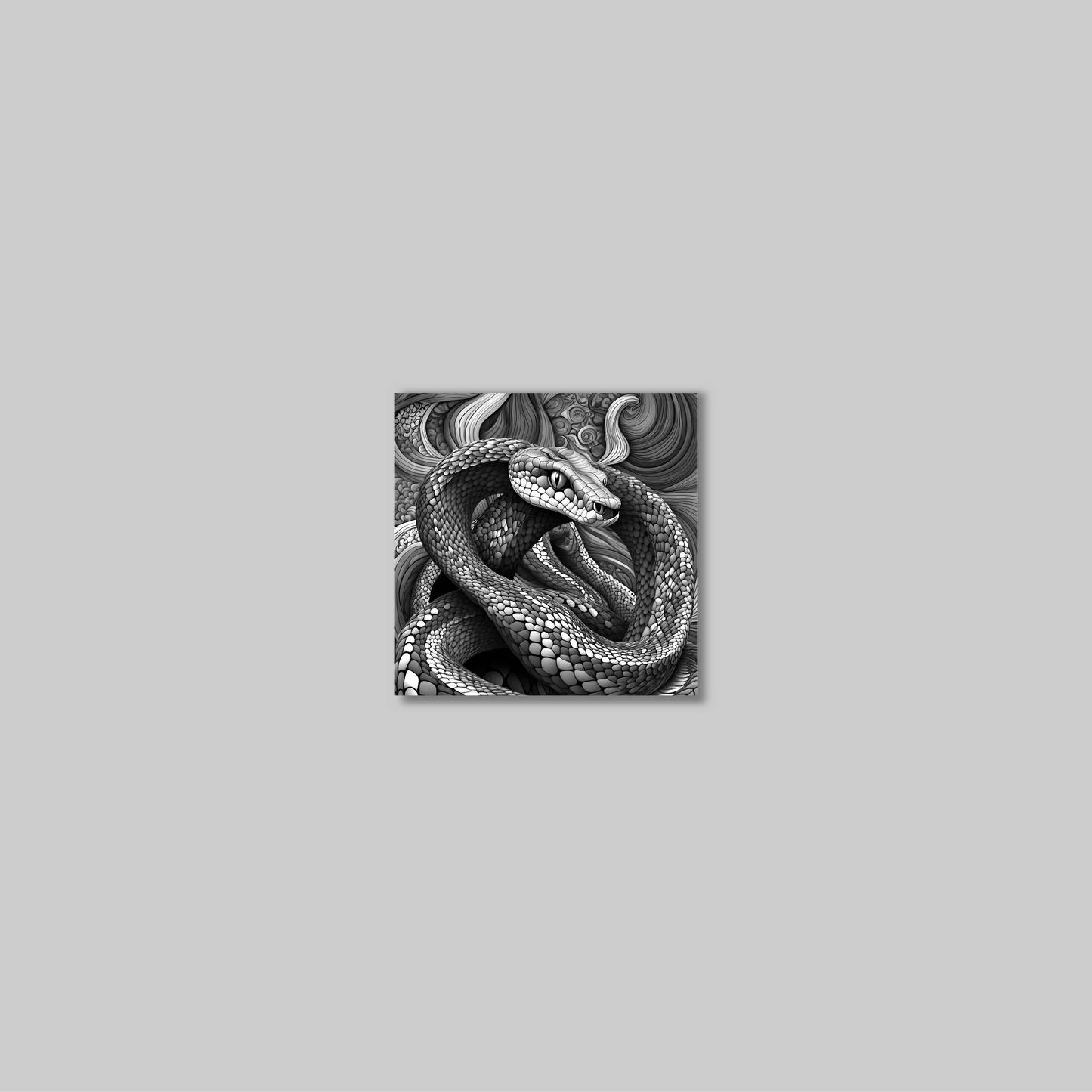 ABSTRACT COBRA **UNFRAMED ART PRINT**