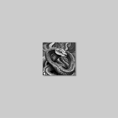 ABSTRACT COBRA **UNFRAMED ART PRINT**