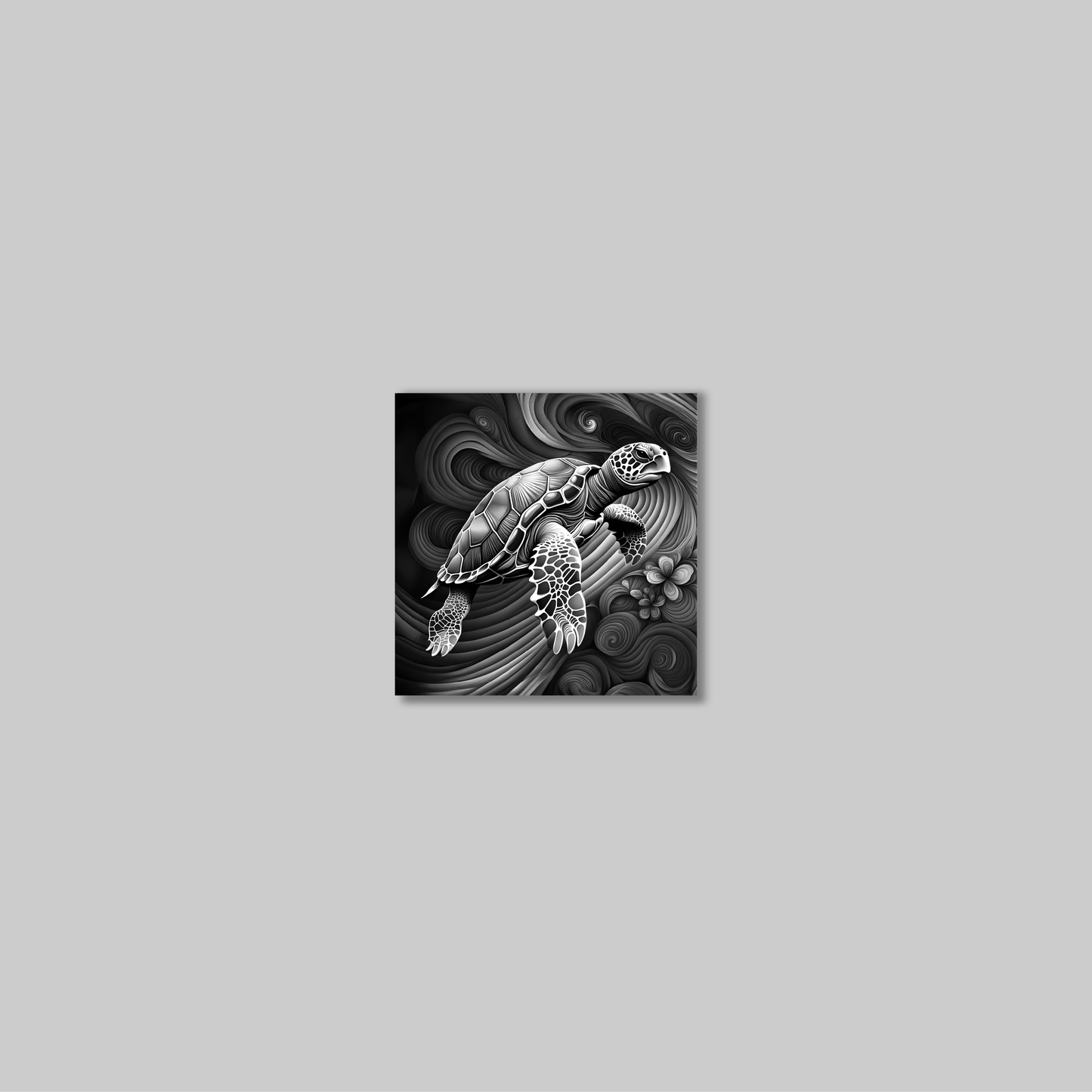 ABSTRACT TURTLE **UNFRAMED ART PRINT**