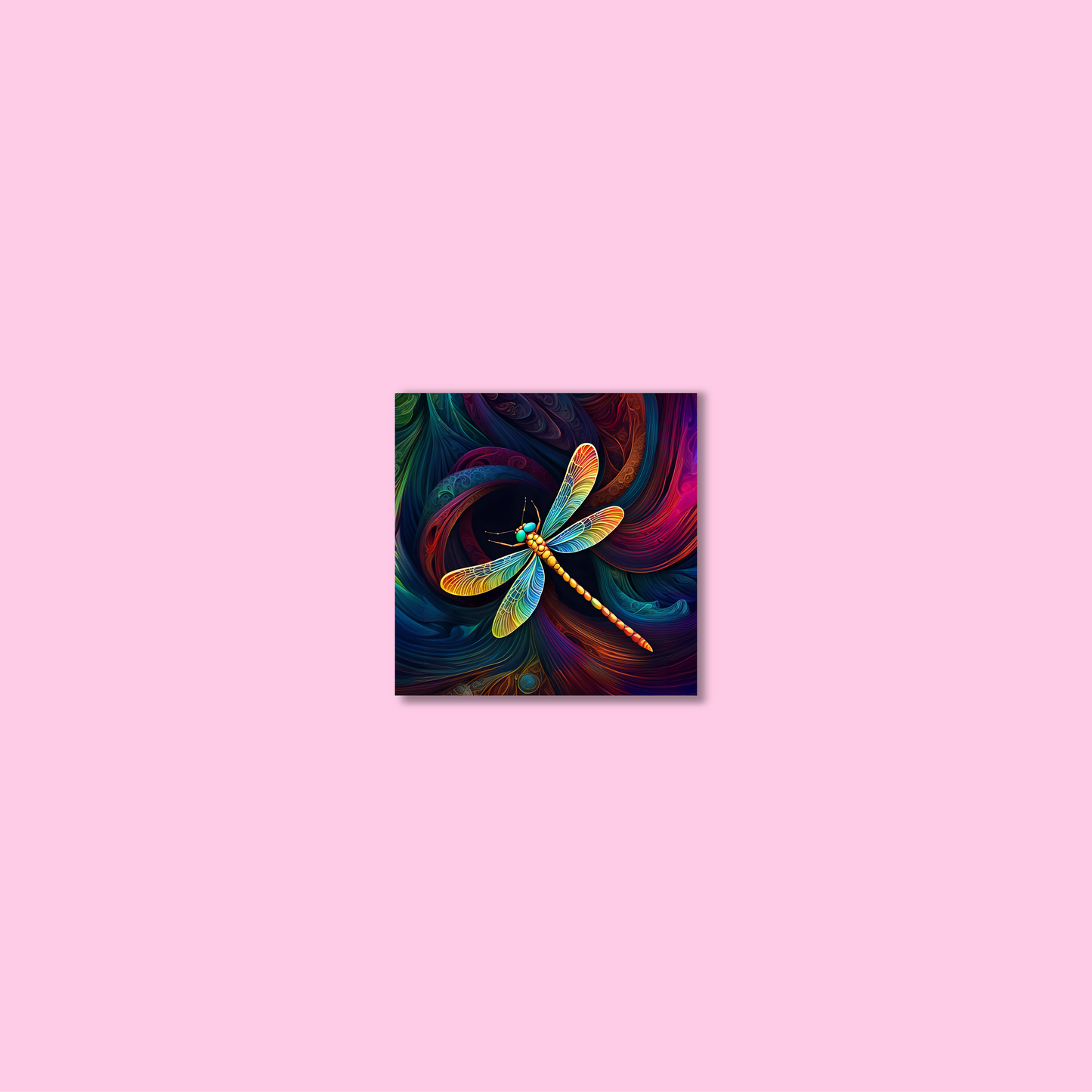 ABSTRACT DRAGONFLY **UNFRAMED ART PRINT**