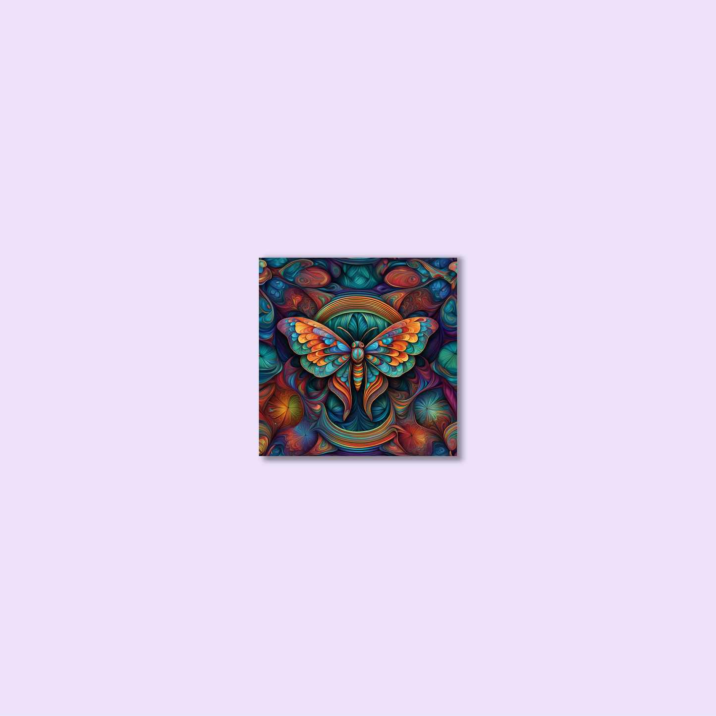 ABSTRACT MOTH **UNFRAMED ART PRINT**