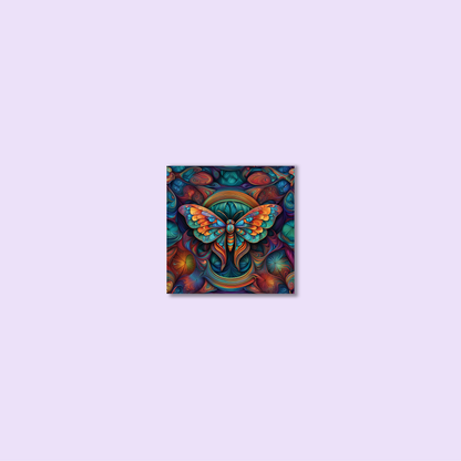 ABSTRACT MOTH **UNFRAMED ART PRINT**