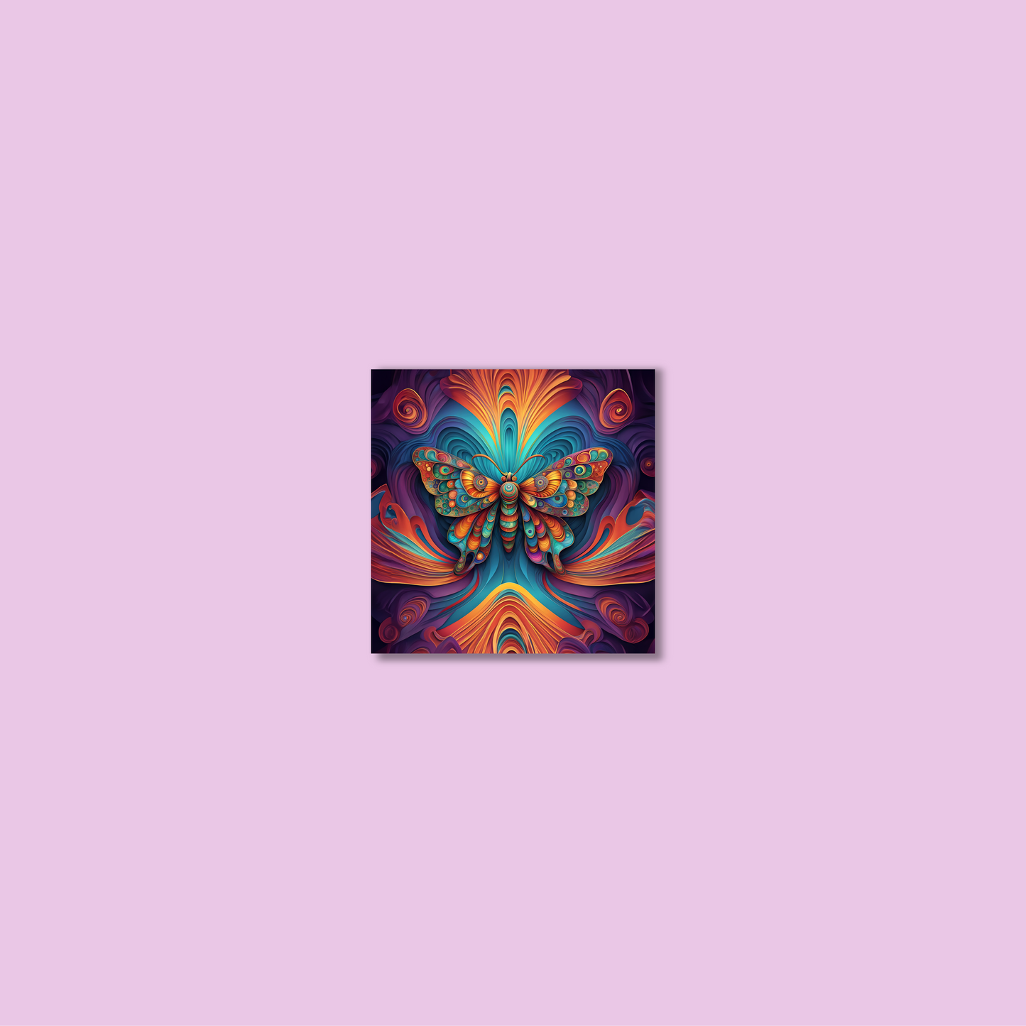 ABSTRACT BUTTERFLY **UNFRAMED ART PRINT**