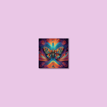 ABSTRACT BUTTERFLY **UNFRAMED ART PRINT**