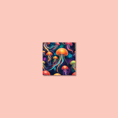 ABSTRACT JELLYFISH **UNFRAMED ART PRINT**