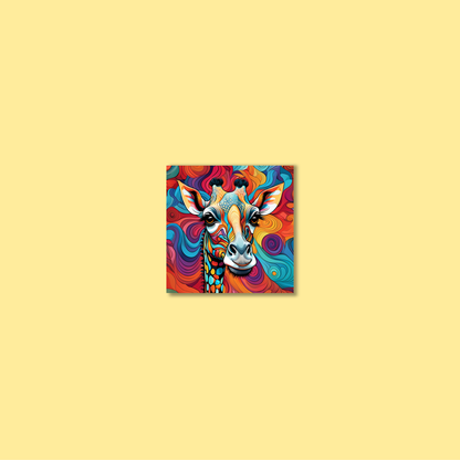 ABSTRACT GIRAFFE **UNFRAMED ART PRINT**