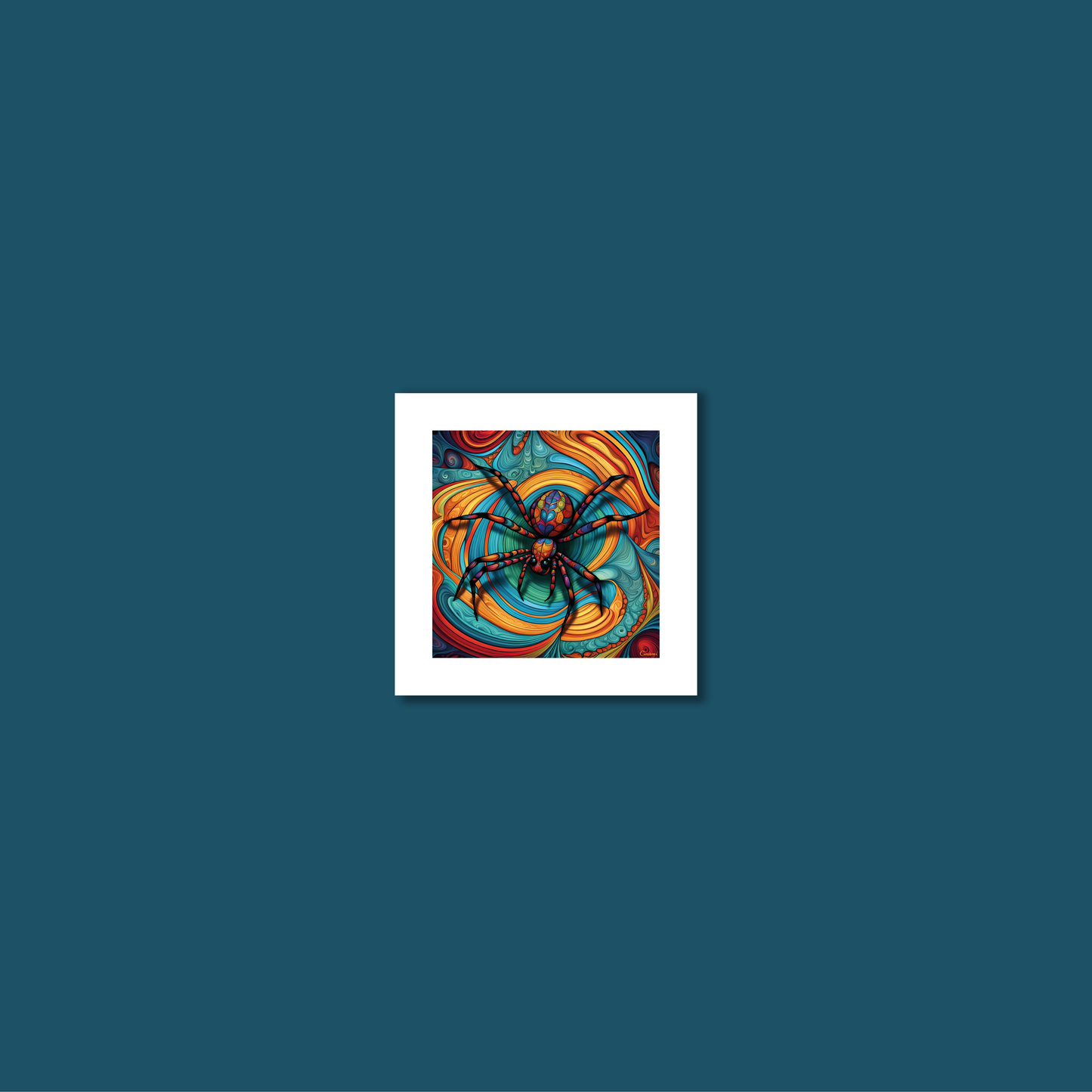 ABSTRACT SPIDER **UNFRAMED ART PRINT**