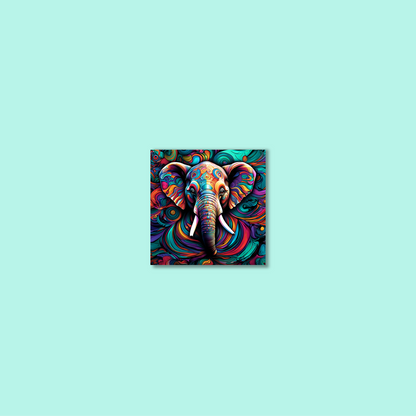 ABSTRACT ELEPHANT **UNFRAMED ART PRINT**