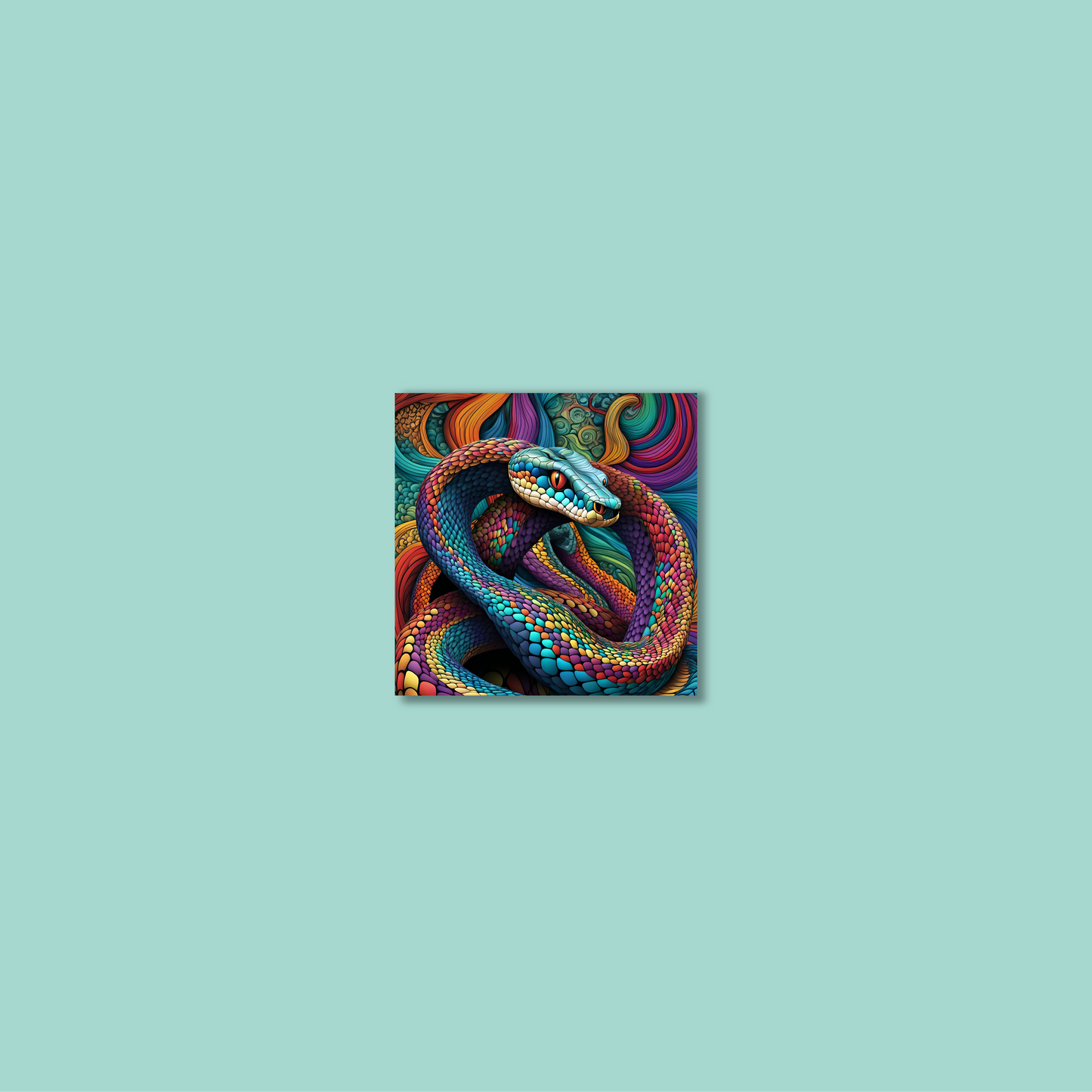ABSTRACT COBRA **UNFRAMED ART PRINT**