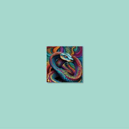 ABSTRACT COBRA **UNFRAMED ART PRINT**