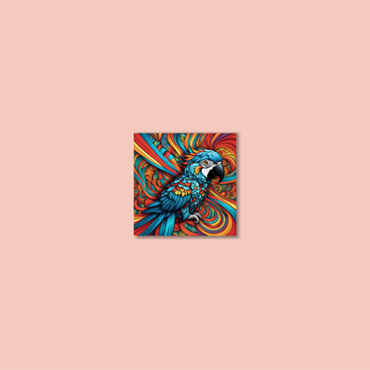 ABSTRACT PARROT **UNFRAMED ART PRINT**