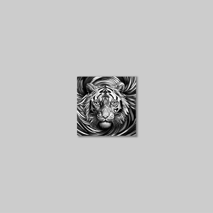 ABSTRACT TIGER **UNFRAMED ART PRINT**