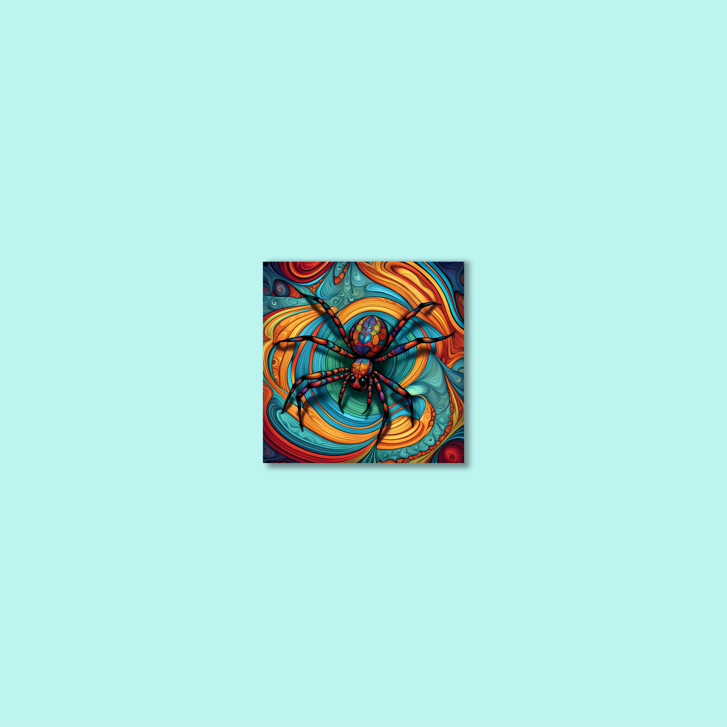 ABSTRACT SPIDER **UNFRAMED ART PRINT**