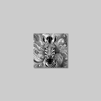 ABSTRACT ZEBRA **UNFRAMED ART PRINT**