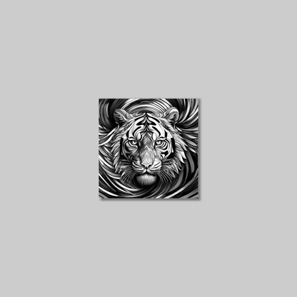 ABSTRACT TIGER **UNFRAMED ART PRINT**
