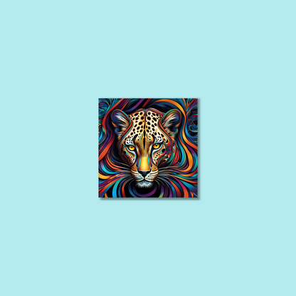 ABSTRACT LEOPARD **UNFRAMED ART PRINT**