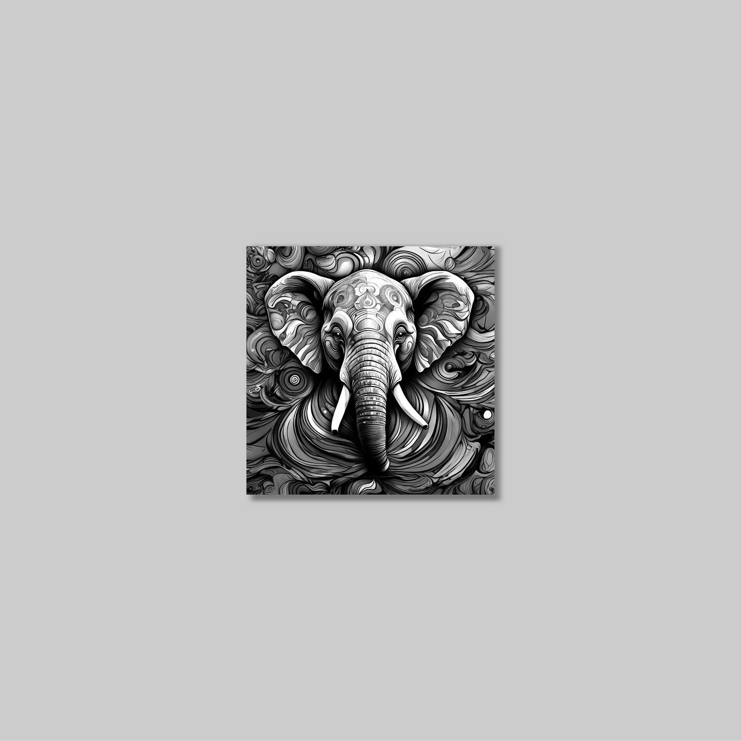 ABSTRACT ELEPHANT **UNFRAMED ART PRINT**