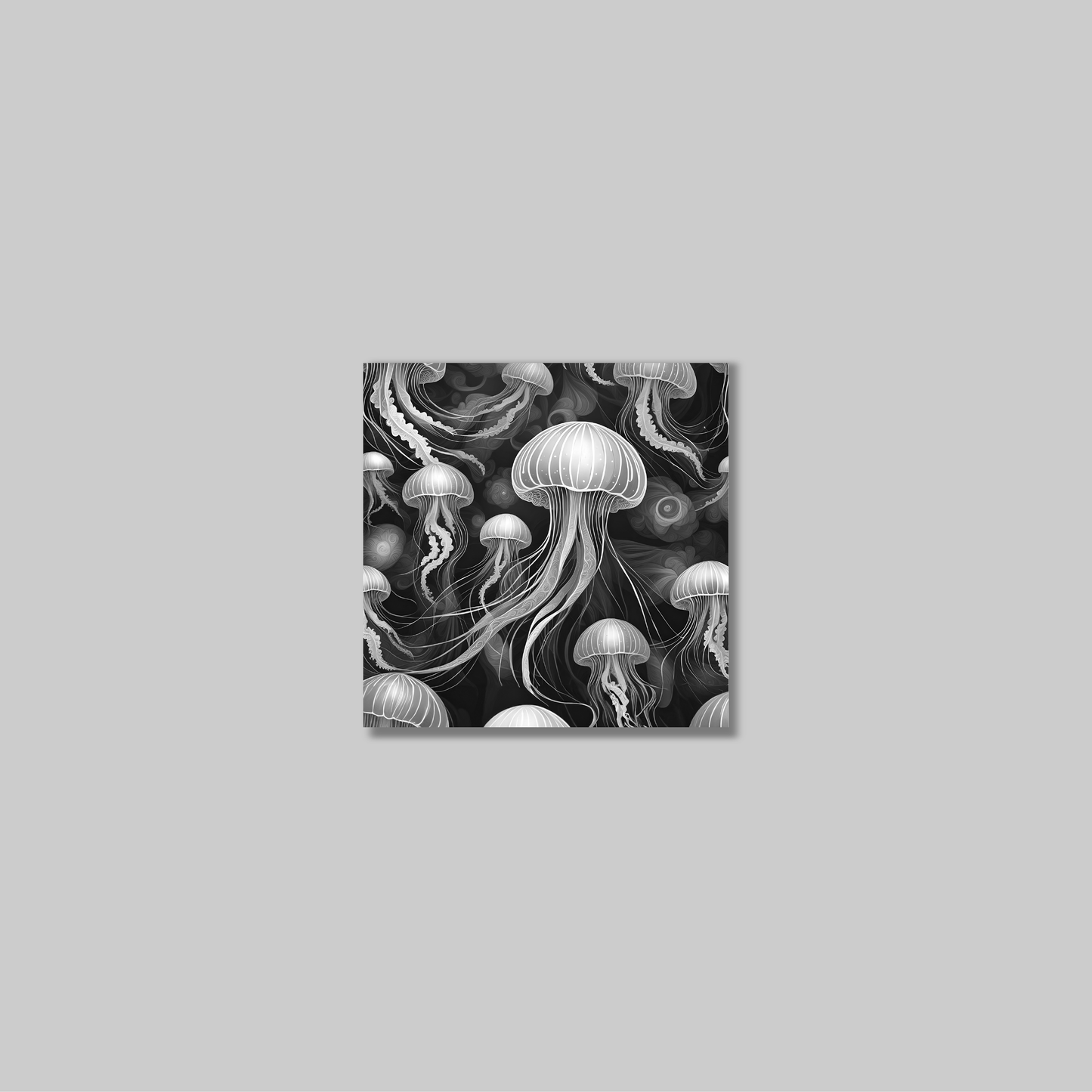 ABSTRACT JELLYFISH **UNFRAMED ART PRINT**