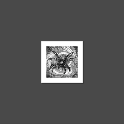 ABSTRACT SPIDER **UNFRAMED ART PRINT**