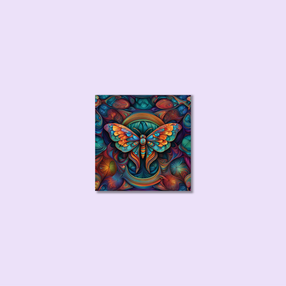 ABSTRACT MOTH **UNFRAMED ART PRINT**