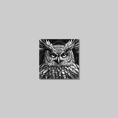 ABSTRACT OWL **UNFRAMED ART PRINT**