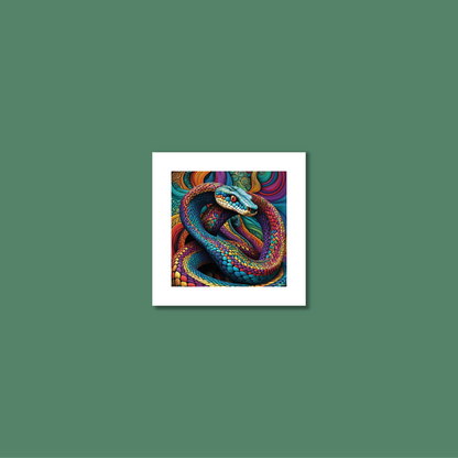 ABSTRACT COBRA **UNFRAMED ART PRINT**