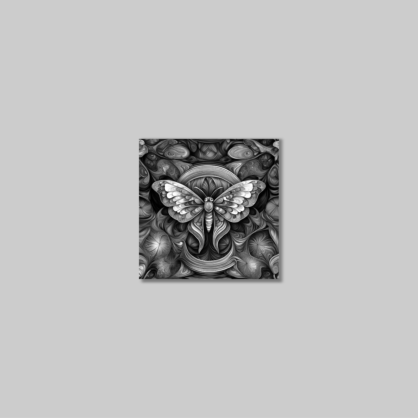 ABSTRACT MOTH **UNFRAMED ART PRINT**