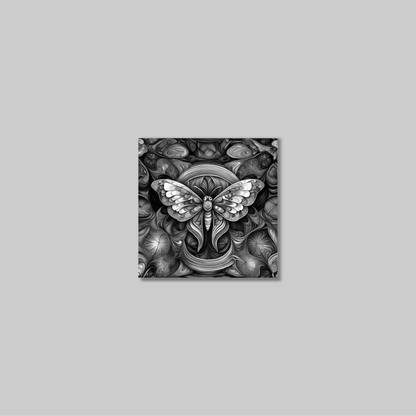 ABSTRACT MOTH **UNFRAMED ART PRINT**