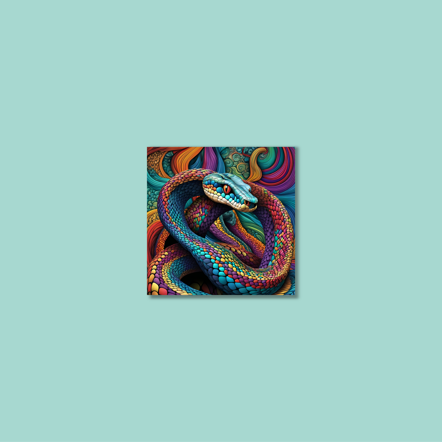ABSTRACT COBRA **UNFRAMED ART PRINT**