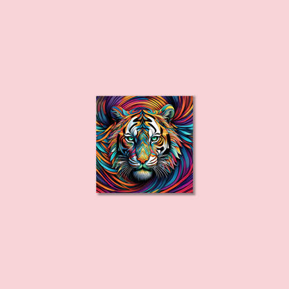 ABSTRACT TIGER **UNFRAMED ART PRINT**