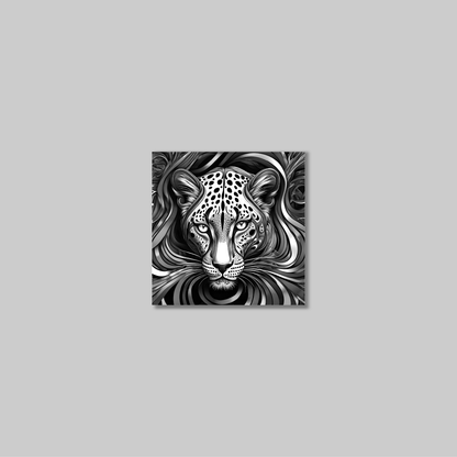 ABSTRACT LEOPARD **UNFRAMED ART PRINT**